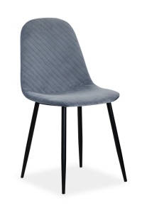 SCAUN DINING POLI GRI DESCHIS - DESIGN MODERN