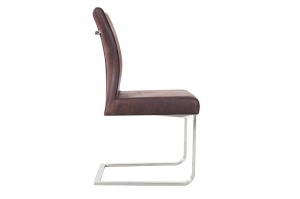 SCAUN DINING SAU BIROU CAFENIU INCHIS SAMSON 35767 - DESIGN RETRO VINTAGE - Img 3