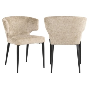 SCAUN DINING TAYLOR DESERT FUSION 109, S4714, CONFECTIONAT DIN 100% POLIESTER SPUMA SI METAL, RICHMOND INTERIORS