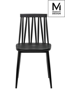 SCAUN DINING/TERASA TRAK, NEGRU, DIN POLIPROPILENA SI METAL, STIL MODERN - Img 3