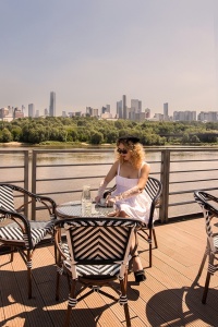 SCAUN PENTRU CAFENEA, AZURE, ALB/NEGRU, ARTIM GROUP SELECTION - Img 6