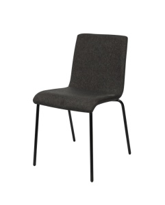 SCAUN PENTRU PROIECTE B2B ISO 24H TEXAS TAP BL NEGRU, CONFECTIONAT DIN OTEL SI TEXTIL