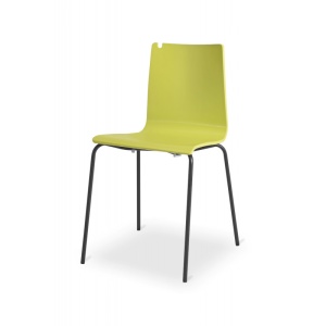 SCAUN PENTRU SALI DE CONFERINTA/CATERING LUNGO, LIME/NEGRU, MEX