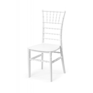 SCAUN PENTRU SALI DE EVENIMENTE CHIAVARI TIFFANY, ALB, MEX