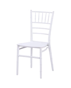 SCAUN PENTRU SALI DE EVENIMENTE TIFFANY CHIAVARI SIMPLE ALB , CONFECTIONAT DIN POLIPROPILENA