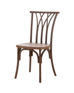 SCAUN PENTRU SALI DE EVENIMENTE VIENA POLYWOOD WALNUT, CONFECTIONAT DIN POLIPROPILENA