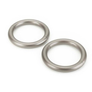 SET 2 CLEME MAGNETICE, HALO 2, DIN PLASTIC, CROM, STIL MODERN B2