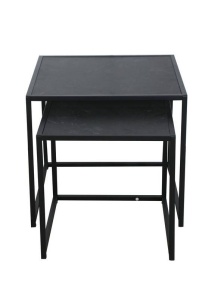 SET 2 MASUTE OFFICE, SLIM LINE 50CM, LEMN SI METAL, COD 44179 - Img 2