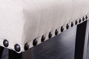 SET 2 SCAUNE DINING, CASTLE DELUXE, DIN LEMN SI MATERIAL DE CULOARE BEJ, DESIGN BAROC, ARTIM GROUP - Img 5
