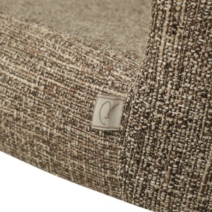 SET 2 SCAUNE DINING, ODARBY, REALIZAT DIN METAL SI TEXTIL IGNIFUG, CULOARE MARO, DESIGN DEOSEBIT, RICHMOND INTERIORS - Img 3