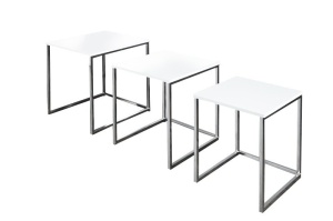 SET 3 MASUTE DE CAFEA TRIO SLIM STIL MODERN B2
