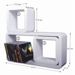 SET 3 POLITE TRIX FY 7493, ALB, DIN MDF, STIL MODERN, TK - Img 2