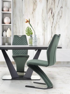 SET DINING, MASA FANGOR CU 4 SCAUNE K442, STIL MODERN, HALMAR - Img 2