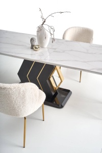 SET DINING - MASA VINCENZO CU 4 SCAUNE K474, STIL MODERN, HALMAR - Img 3