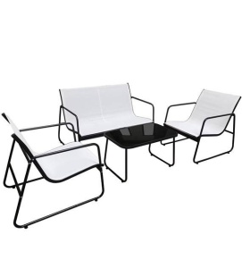 SET GRADINA/TERASA, 4 PIESE, GRI/BEJ, ARTIM GROUP COLLECTION