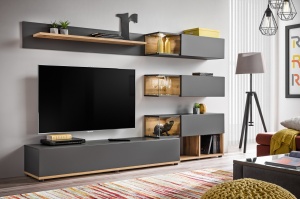 SET MODULAR LIVING SILK, CU ILUMINARE, LED, ANWT SK, STIL MODERN, ASM