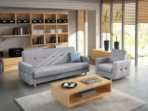 SET TANGO CANAPEA+ FOTOLIU + POUF DIVERSE NUANTE - Img 2