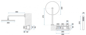 SISTEM DUS, REA EXIT, CROM, DESIGN MODERN, CALITATE SUPERIOARA, REA