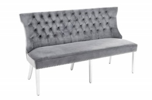 SOFA/BANCUTA, CASTLE DELUXE 165CM, DIN METAL SI CATIFEA, COD 43211, DESIGN BAROC - Img 7