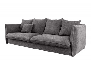 SOFA MODERNA 225CM, TEXTIL BOUCLE GRI, INCLUDE 5 PERNE, ARTIM GROUP SELECTION - Img 6