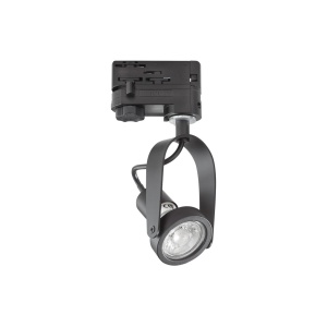 SPOT PE SINA GLIM COMPACT TRACK, NEGRU, DESIGN MODERN, IDEAL LUX