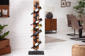 SUPORT DE STICLE EUPHORIA 140CM, COD 37630, DIN LEMN MASIV DE TEC SI METAL - Img 2