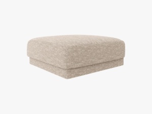TABURET MILEY, 90 CM, BEJ 30, TAPITERIE CHENILLE, DESIGN DEOSEBIT