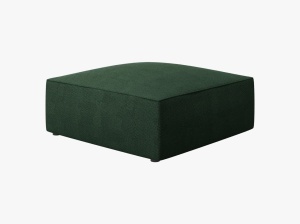 TABURET RUBY, VERDE, CU TAPITERIE DIN TEXTIL STRUCTURAT OTTAWA, MICADONI