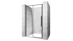 USA DE DUS, REA SOLAR, 90 CM, NEGRU MAT, DESIGN MODERN, CALITATE SUPERIOARA, REA