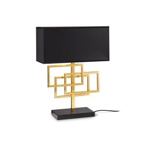 VEIOZA LUXURY TL1, NEGRU/ALAMA, DIN METAL, STIL MODERN
