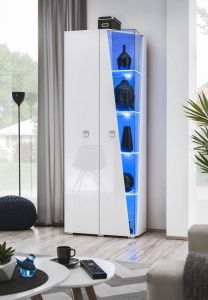 VITRINA LIVING CU LED, EDGE, WW EE WSW, DESIGN MODERN, ASM