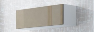VITRINA LIVING VIGO 90 ALB/LATTE DESIGN MODERN CM