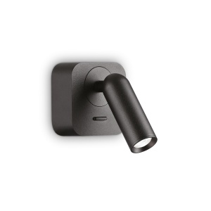 APLICA BEAN AP SQUARE, NEGRU, DIN METAL, STIL MODERN