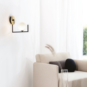 APLICA BIRDS AP1, NEGRU, DIN METAL, STIL MODERN - Img 2