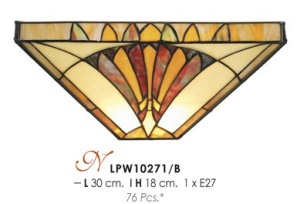APLICA DEOSEBITA TIFFANY, COD LPW10271-B, DIN METAL SI STICLA