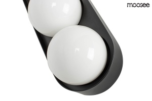 APLICA DROPS 3 NEAGRA, CONFECTIONATA DIN STICLA SI OTEL CARBON, STIL MODERN - Img 3