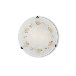 APLICA/PLAFONIERA FOGLIA PL2, DESIGN RUSITC, IDEAL LUX