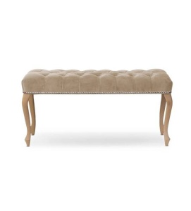 BANCUTA INGRID 80 CM, BEJ/STEJAR, STIL CLASIC
