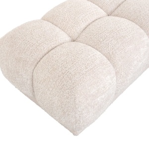 BANCUTA NOAH BE LOVELY CREAM 11,, S4757, CONFECTIONAT DIN PLACAJ, SPUMA, LEMN SI 100% POLIESTER, STIL MODERN - Img 4