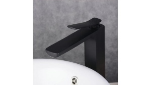 BATERIE LAVOAR REA SONIC, HIGH, NEGRU, DESIGN MODERN, CALITATE SUPERIOARA, REA - Img 4