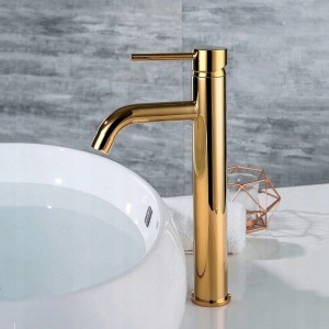 BATERIE REA LUNGO, AURIU ROSE, DESIGN MODERN, MONTAJ PE BLAT, CALITATE SUPERIOARA, REA - Img 5