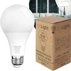 Bec cu LED RSL025 E27 9W Cold