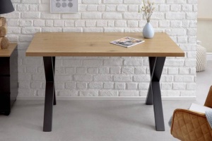 BIROU 140CM, LOFT, COD 40872, DIN MDF SI METAL, DESIGN INDUSTRIAL - Img 2