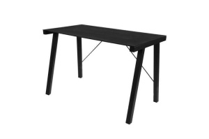 BIROU TYPHOON, NEGRU, 125 CM, DIN METAL SI STICLA, STIL MODERN, B2 - Img 4
