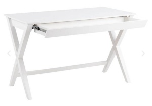 BIROU WRITEX, ALB, 120 CM, DIN MDF SI FURNIR, STIL MODERN, B2 - Img 4