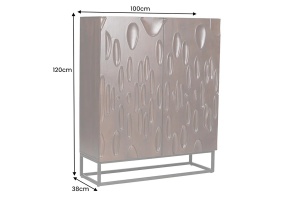 BUFET, DUNE, 120CM, 3D, LEMN DE SALCAM NUC MARO INCHIS, ARTIM GROUP SELECTION - Img 11