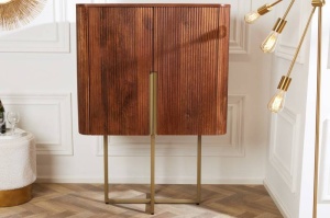 BUFET GATSBY 125CM, LEMN MASIV SI METAL, COD 43335, MODEL DEOSEBIT - Img 3