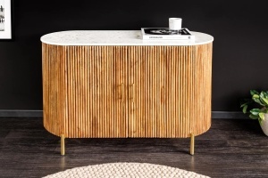 BUFET LIVING, TRES CHIC, 105CM, LEMN DE MANGO SI BLAT DIN MARMURA, ARTIM GROUP SELECTION
