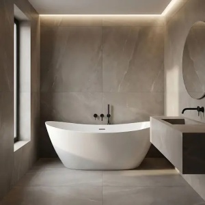 CADA DE PODEA FREESTANDING REA FERRANO SLIM 160, CU CAPAC DOP CUPRU PERIAT, CALITATE SUPERIOARA