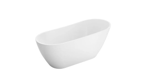 CADA FREESTANDING CORI, 160 CM, ALB, DIN ACRIL, CALITATE SUPERIOARA